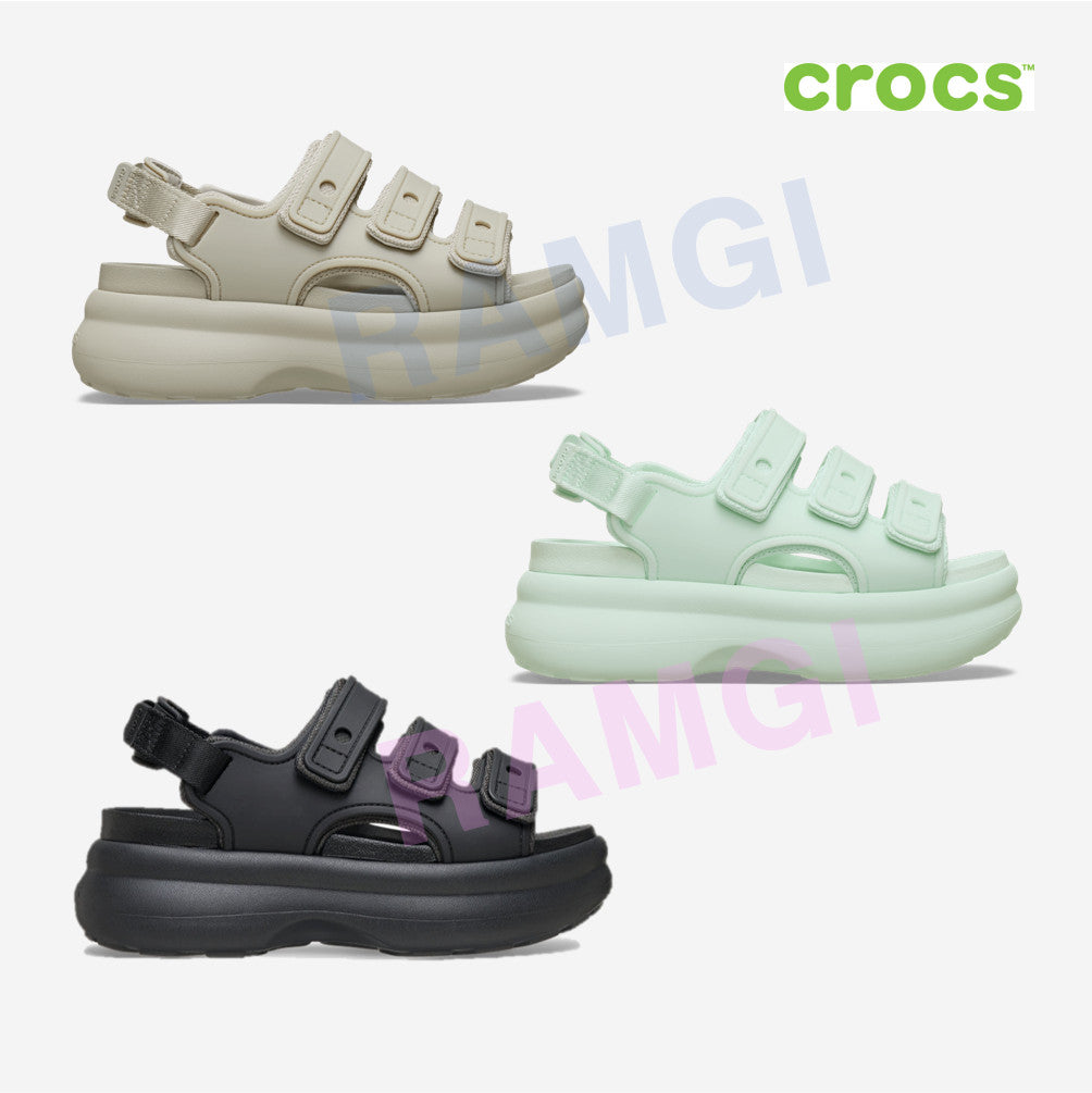NEW CROCS SOHO FROSTED SPORT SANDAL 212032 METEOR BEIGE