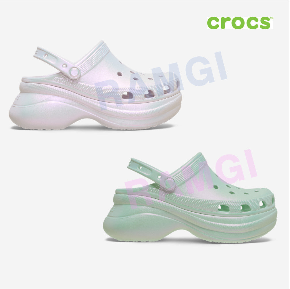 NEW CROCS Bae Iridescent Clog 213220 Grape Ice