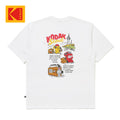 NEW KODAK APPAREL Travel Korea Seoul Short Sleeved T-shirt WHITE K6223XRS97WHT ASIAN FIT