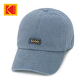 NEW KODAK APPAREL Small Patch Washed Relaxed-Fit Baseball Cap K6343LCP22BLU BLUE UNISEX SIZE