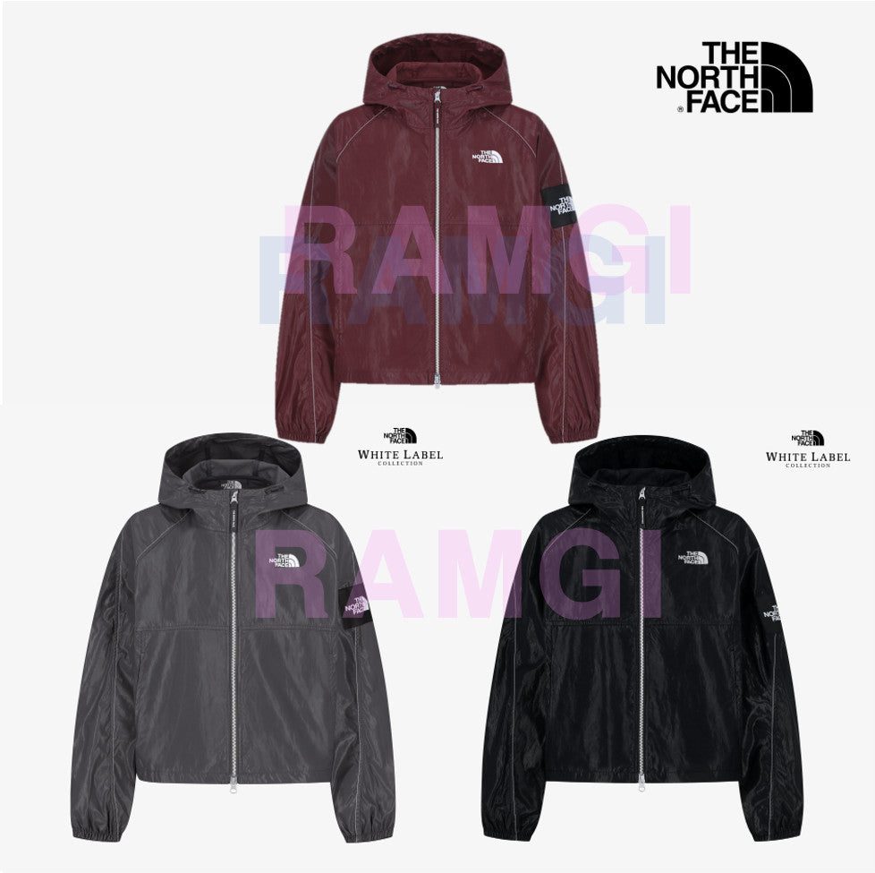 The North Face Korea WHITE LABEL W'S NOVELTY OLEMA HOODIE JACKET NJ3BS91K GREY ASIAN FIT