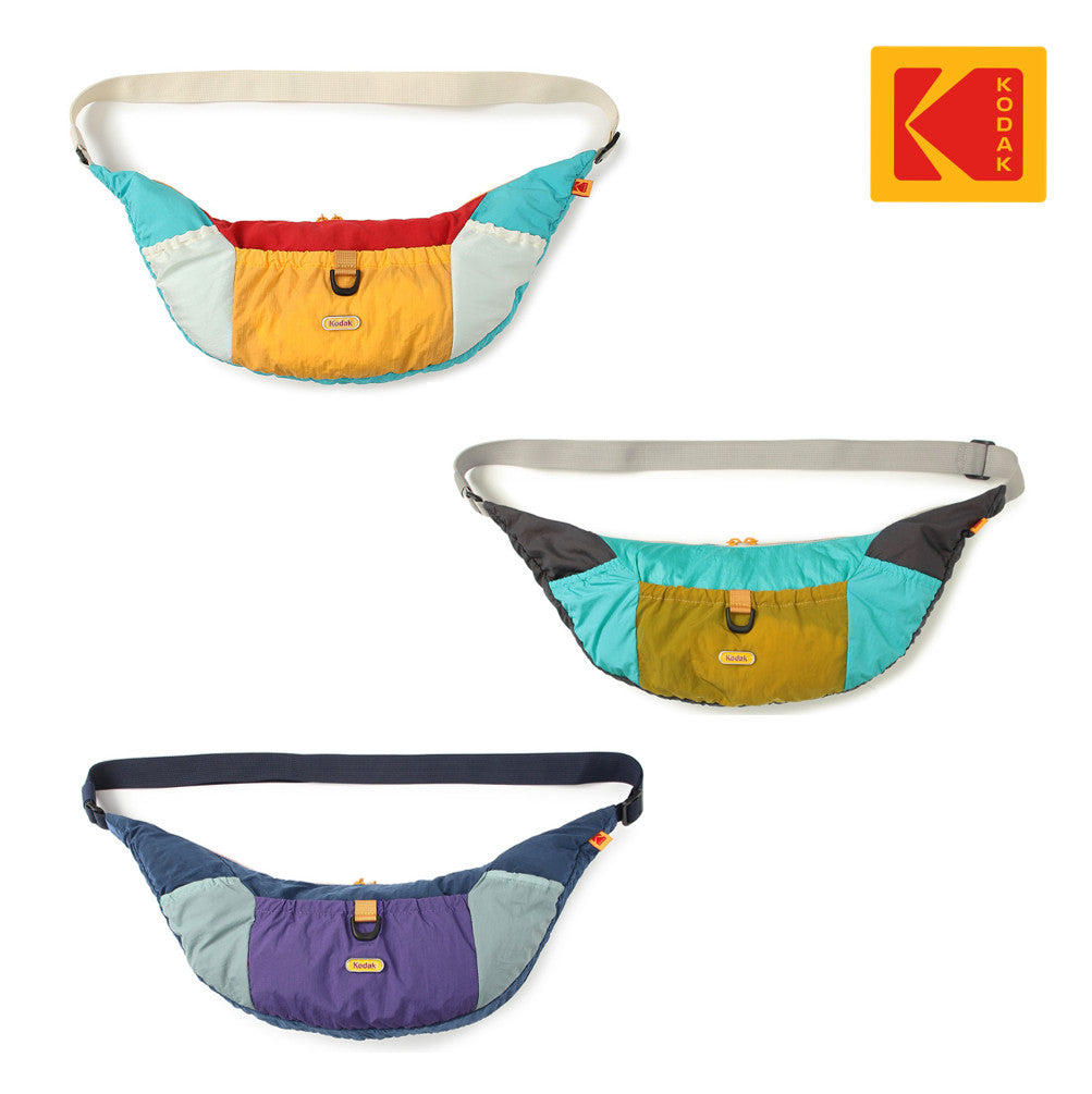 NEW KODAK APPAREL Fun Time Packable Half-Moon One Way Bag K6243LBG52 YELLOW