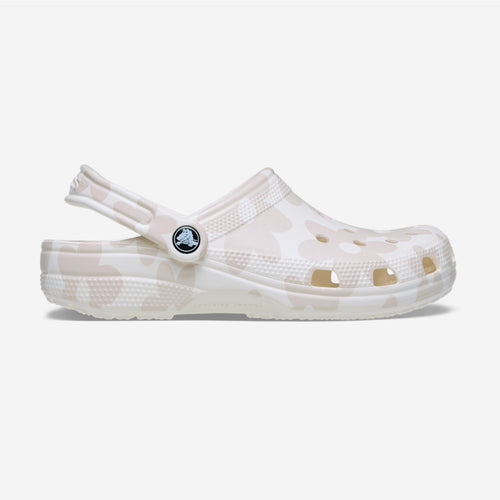 NEW CROCS Classic Pop Petals Clog 214090 Flower Chalk / Multi