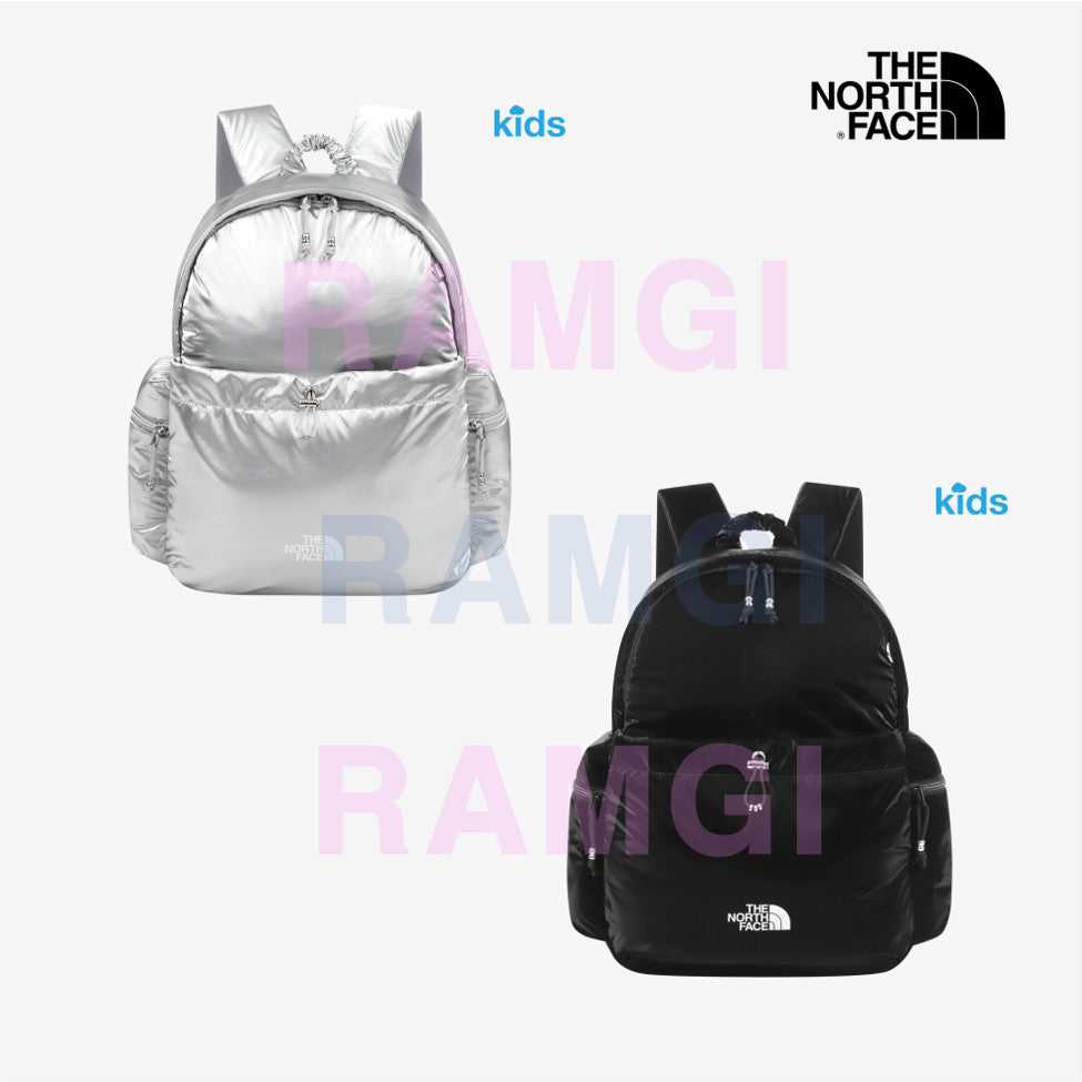 NEW THE NORTH FACE G'S Girls PUFFY MULTI PACK BACKPACK NM2DS54S 13L SILVER