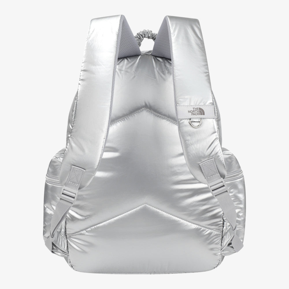 NEW THE NORTH FACE G'S Girls PUFFY MULTI PACK BACKPACK NM2DS54S 13L SILVER