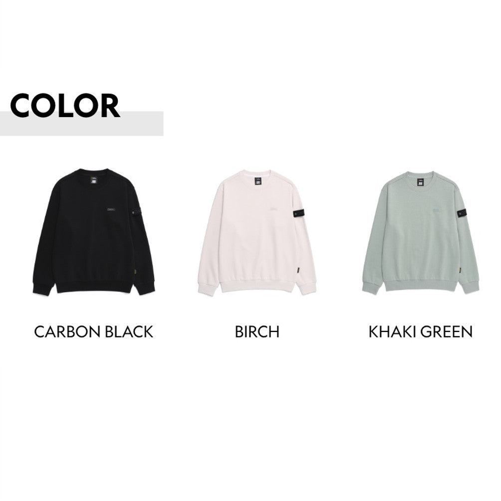 NEW National Geographic Bluefin Logo Sweatshirt N251USW810 KHAKI GREEN Asian Fit