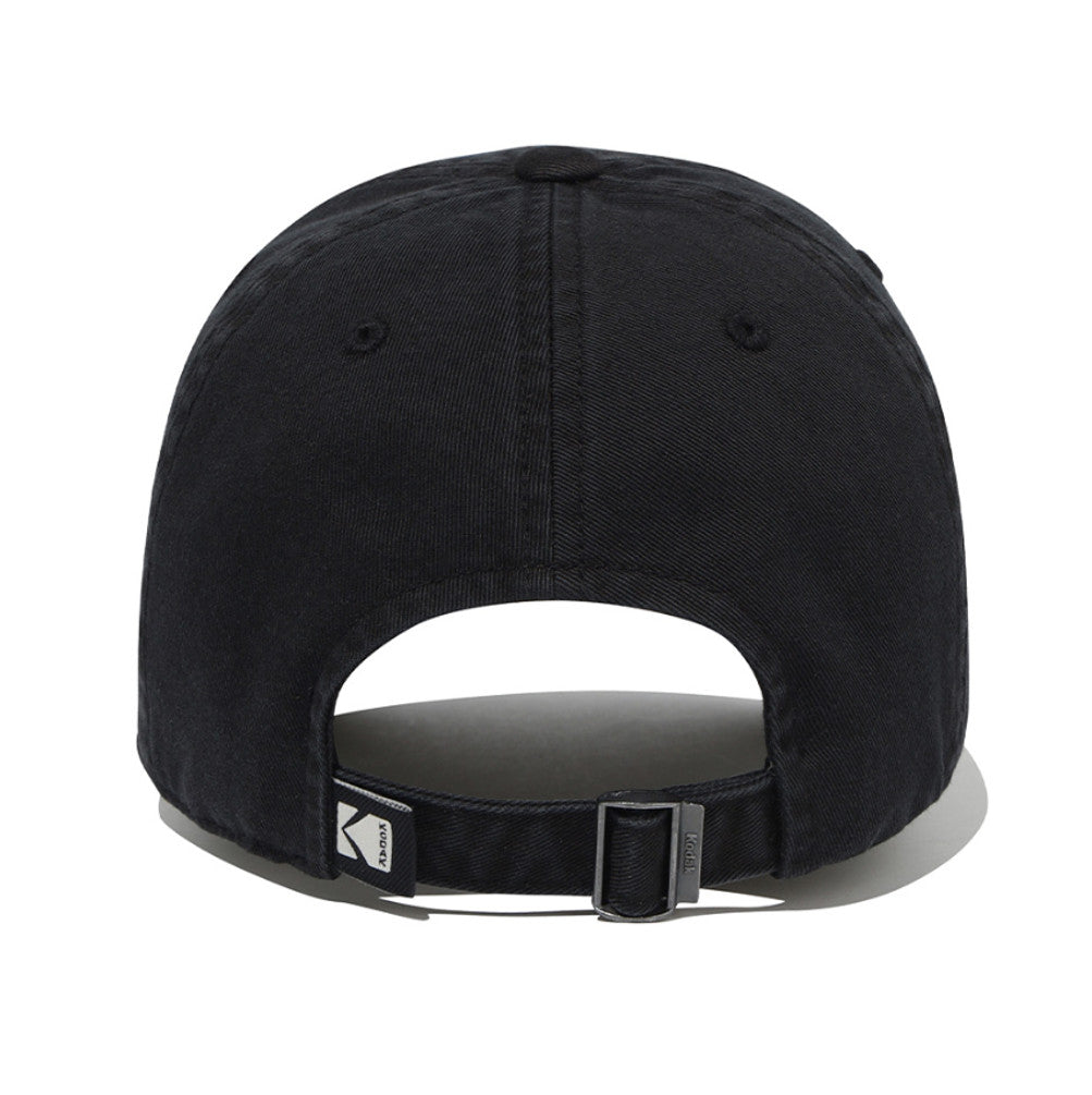 NEW KODAK APPAREL Small Patch Washed Relaxed-Fit Baseball Cap K6343LCP22BLK BLACK UNISEX SIZE