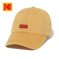 NEW KODAK APPAREL Small Patch Washed Relaxed-Fit Baseball Cap K6343LCP22YLW YELLOW UNISEX SIZE
