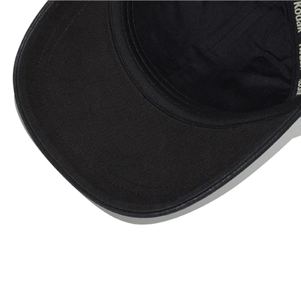 NEW KODAK APPAREL Small Patch Washed Relaxed-Fit Baseball Cap K6343LCP22BLK BLACK UNISEX SIZE